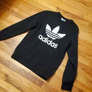 Adidas logo sweatshirt- black